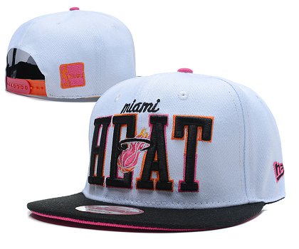 Miami Heat Snapback Hat SD 1f8